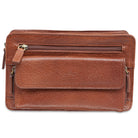 Mancini Unisex Bag With Zippered Organizer Pocket
