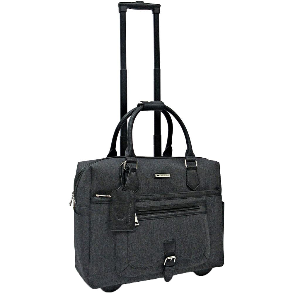 Cabrelli & Co. Fashion Executives Leah Lizard 15"Rolling Briefcase