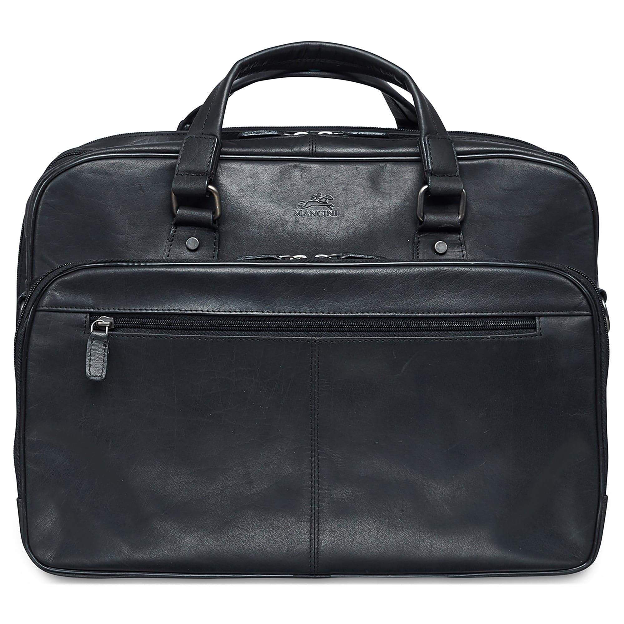 Mancini Buffalo Expandable Double Compartment 15.6" for Laptop /Tablet Briefcase