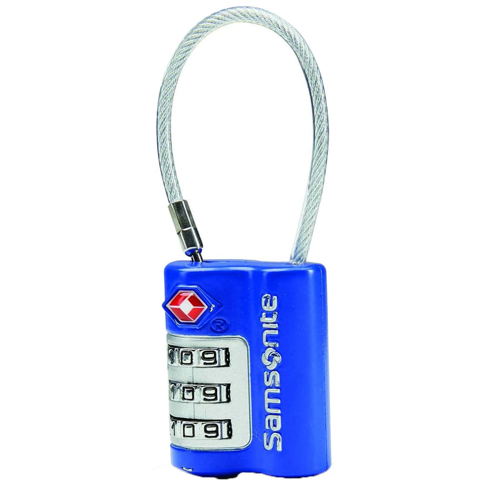 Samsonite 3 Dial Travel Sentry Combination Cable Lock